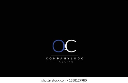 Alphabet letters Initials Monogram logo  OC, CO,C AND O