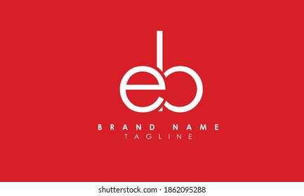 Alphabet letters Initials Monogram logo eb, be, e and b
