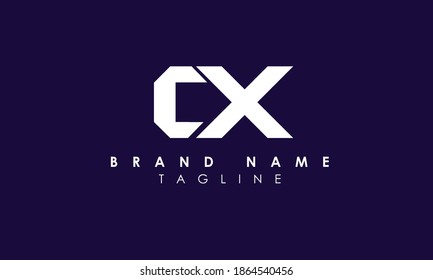 Alphabet letters Initials Monogram logo CX, XC, C and X