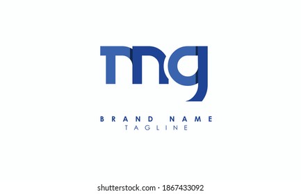 Alphabet letters Initials Monogram logo mg, gm, m and g