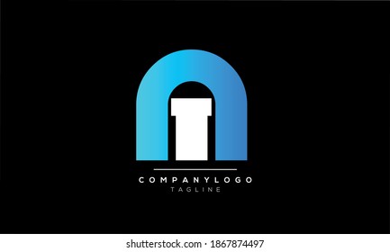 Alphabet letters Initial Monogram Logo AT oder TA