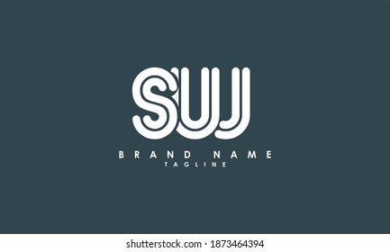 Alphabet letters Initials Monogram logo SW, WS, S and W