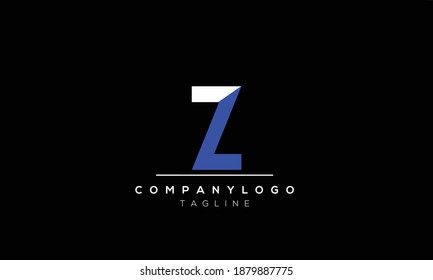 Alphabet letters Initials Monogram logo  ZL,LZ,  Z and L