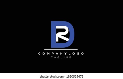 Alphabet letters Initials Monogram logo  DR,RD,D and R