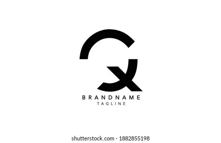 Alphabet letters Initials Monogram logo Q,Q INITIAL, Q letter 