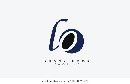 Alphabet letters Initials Monogram logo LB, BL, L and B