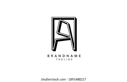 Alphabet letters Initials Monogram logo A,A INITIAL, A letter 