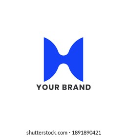 Alphabet letters Initials Monogram logo H Simple For Company Business. Elegant Premium Logo Design