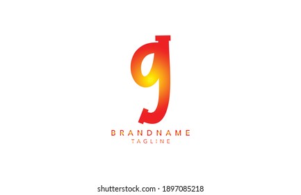 Alphabet letters Initials Monogram logo G,G INITIAL, G letter 