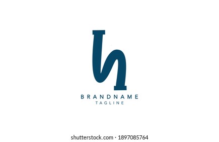 Alphabet letters Initials Monogram logo H,H INITIAL, H letter 