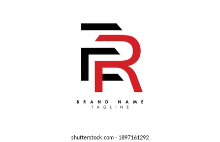 Alphabet letters Initials Monogram logo ER, RE, E and R, Alphabet Letters ER minimalist logo design in a simple yet elegant font, Unique modern creative minimal circular shaped fashion brands