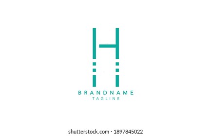 Alphabet letters Initials Monogram logo H,H INITIAL, H letter 