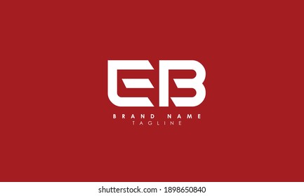 Alphabet letters Initials Monogram logo EB, BE, E and B