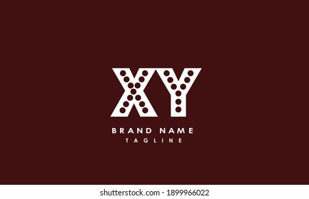 Alphabet letters Initials Monogram logo XY, YX, X and Y