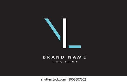 Alphabet letters Initials Monogram logo YL, LY, Y and L