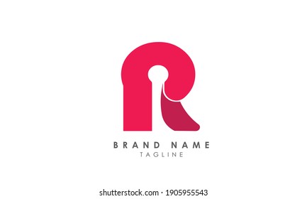 Alphabet letters Initials Monogram logo R