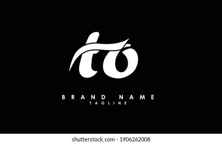 Alphabet letters Initial Monogram Logo TO, OT, T und O