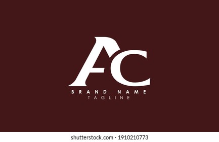 Alphabet letters Initial Monogram Logo AC, CA, A und C