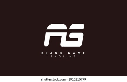 Alphabet letters Initial Monogram Logo AS, SA, A und S
