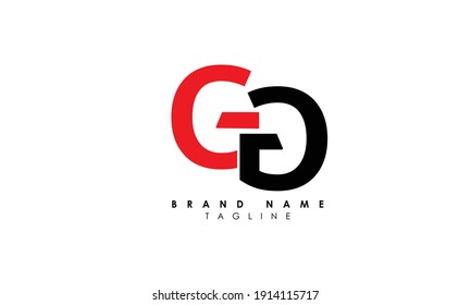 Alphabet letters Initials Monogram logo GG, G and G, Alphabet Letters GG minimalist logo design in a simple yet elegant font, Unique modern creative minimal circular shaped fashion brands
