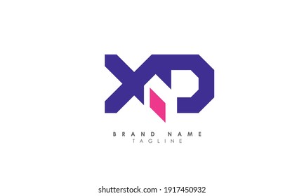 Alphabet letters Initials Monogram logo XD, DX, X and D