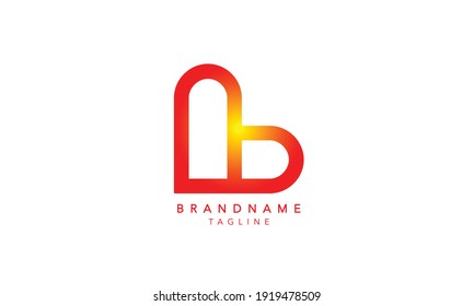 Alphabet letters Initials Monogram logo B,B INITIAL, B letter