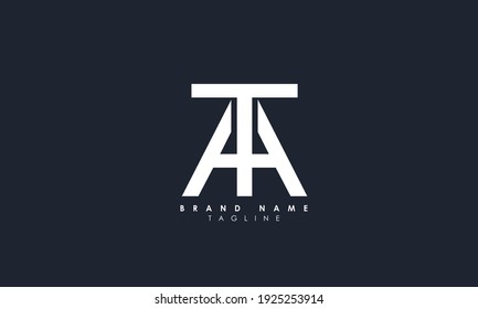 Alphabet Letters Initials Monogram Logo Ta Stock Vector (Royalty Free ...