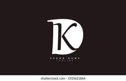 Similar Images, Stock Photos & Vectors of AK Brush Stroke Letter Logo ...