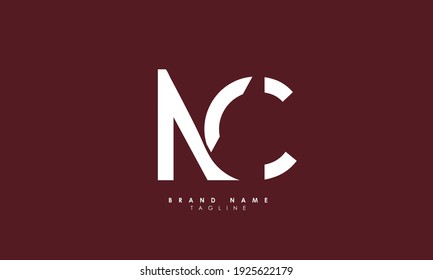 Alphabet letters Initials Monogram logo NC, CN, N and C