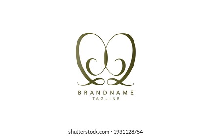 Alphabet letters Initials Monogram logo M,M INITIAL, M letter 
