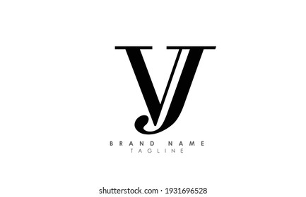Alphabet letters Initial Monogram Logo VY, YV, V und Y