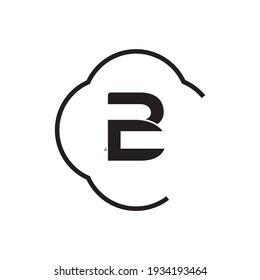 Letras alfabéticas Iniciales Logotipo Monograma BC, CB, B y C