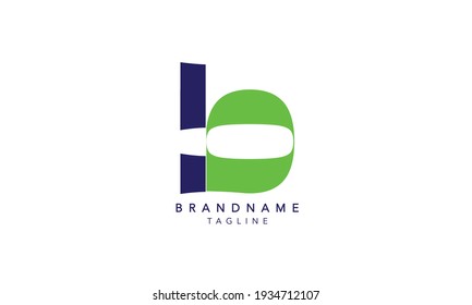 Alphabet letters Initial Monogram Logo BO, BO INITIAL, BO Brief, B und O