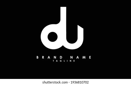 Alphabet letters Initials Monogram logo DJ, JD, D and J