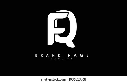 Alphabet letters Initials Monogram logo FQ, QF, F and Q