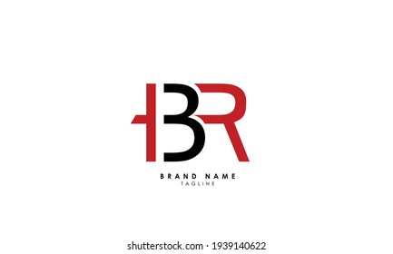 Alphabet letters Initial Monogram Logo BR, RB, B und R