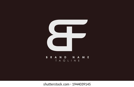 Alphabet letters Initials Monogram logo bf, FB, B and F