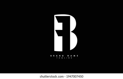 Alphabet letters Initial Monogram Logo FB, BF, F und B