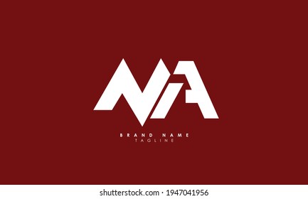 Alphabet letters Initials Monogram logo MA, AM, M and A