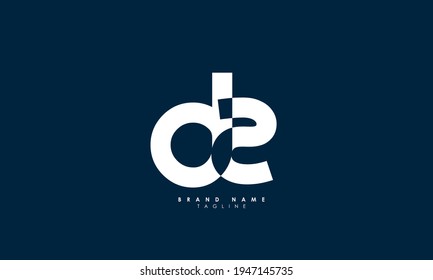 Alphabet letters Initials Monogram logo DS, SD, D and S