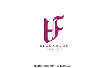 Alphabet letters Initial Monogram Logo TF,TF INITIAL, TF Letter , F and T