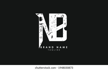 Alphabet letters Initials Monogram logo NE, EN, N and E