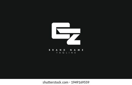Alphabet letters Initials Monogram logo GZ, ZG, G and Z