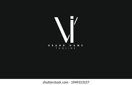 Alphabet letters Initials Monogram logo VI, IV, V, and I