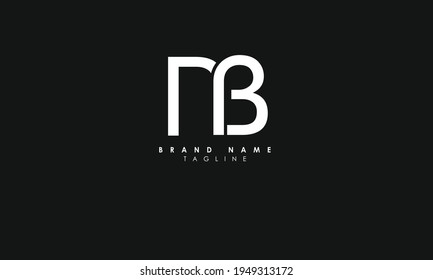 Alphabet letters Initials Monogram logo NB, BN, N, and B