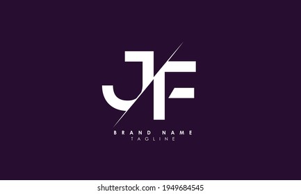 Alphabet Letters Initials Monogram Logo JF, FJ, J and F