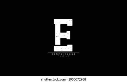 Alphabet letters Initials Monogram logo FE, EF, F and E