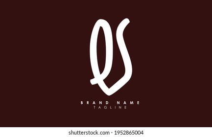 Alphabet Letters Initials Monogram Logo QS, SQ, Q and S