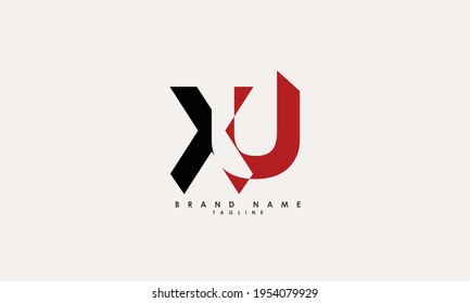 Alphabet letters Initials Monogram logo XU, UX, X and U