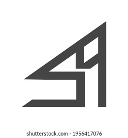 Alphabet letters Initials Monogram logo SQ, QS, S and Q